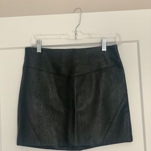 H&M Leather Mini Skirt